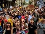 Испания: акция против сокращения расходов на образование