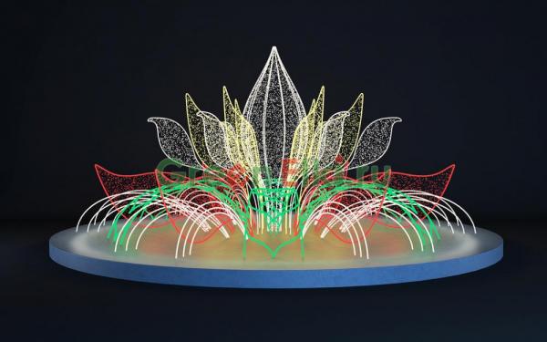 Светодиодные фонтаны: Современное искусство